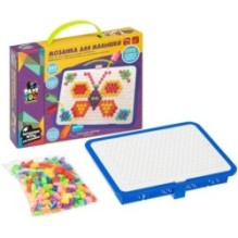 Мозаика для малышей 260 крупных деталей панель с чемоданом Baby You Bondibon