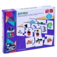 Обучающая игра-пазл Bondibon Baby You "Логика" 30 карточек