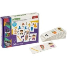 Пазл "ЛОГИКА" 30 карточек, 3 части Baby You Bondibon