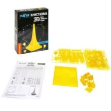 Пазл 3D МАГИЯ КРИСТАЛЛОВ «ЭЙФЕЛЕВА БАШНЯ», 80 деталей, Bondibon