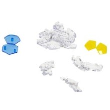 Пазл 3D МАГИЯ КРИСТАЛЛОВ «ФУТБОЛЬНЫЙ МЯЧ», с подсветкой, 76 деталей, Bondibon