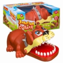 Настольная игра "ЗУБАСТАЯ СОБАКА" со светом и звуком Bondibon