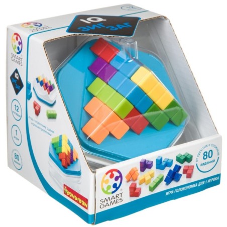 Логическая игра "IQ ЗИГЗАГ" Smart Games Bondibon