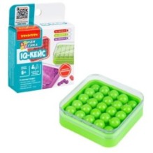 Настольная логическая игра "IQ-КЕЙС", карманная головоломка, зелёная, БондиЛогика Bondibon