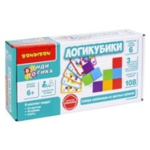 Игра настольная логическая "ЛОГИКУБИКИ", БондиЛогика Bondibon