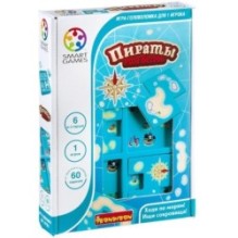 Логическая компактная настольная игра "Пираты. Роза ветров" Smart Games Bondibon