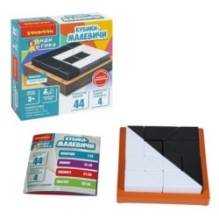 Настольная логическая игра-головоломка "КУБИКИ-МАЛЕВИЧИ" БондиЛогика Bondibon