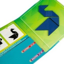 Логическая магнитная игра для путешествий "Тангос Животные" Smart Games Bondibon