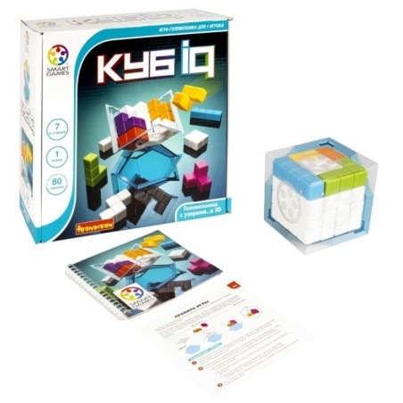 Логическая настольная игра "КУБ-IQ" Smart Games Bondibon