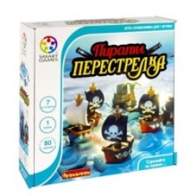 Логическая настольная игра "ПИРАТЫ ПЕРЕСТРЕЛКА" Smart Games Bondibon