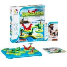 Логическая настольная игра "Динозавры. Таинственные острова" Smart Games Bondibon