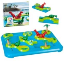 Логическая настольная игра "Динозавры. Таинственные острова" Smart Games Bondibon