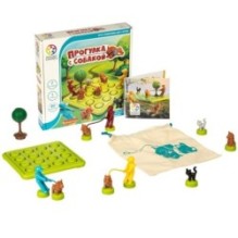 Логическая настольная игра "ПРОГУЛКА С СОБАКОЙ" Smart Games Bondibon