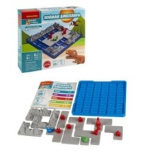 Настольная логическая игра-головоломка "ПОЙМАЙ ДИНОЗАВРА" БондиЛогика Bondibon