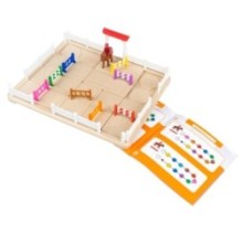 Настольная логическая игра-головоломка "КОНКУР. УМНАЯ ЛОШАДКА" БондиЛогика Bondibon