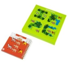 Настольная логическая игра-головоломка "ПРЯТКИ. САФАРИ НОВЫЙ УРОВЕНЬ" БондиЛогика Bondibon