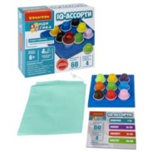 Игра настольная логическая "IQ-АССОРТИ", круглые конфеты, компактная головоломка, БондиЛогика Bondibon