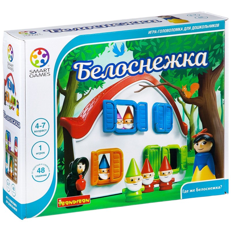 Логическая настольная игра "Белоснежка" Smart Games Bondibon