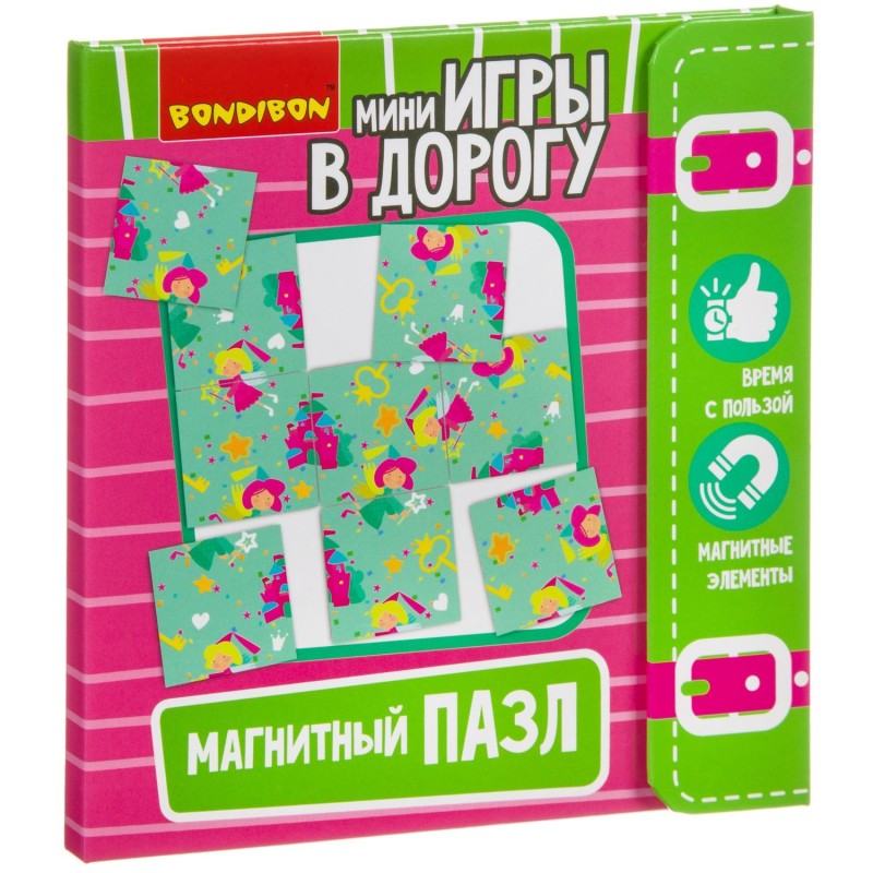 Мини-игры в дорогу "МАГНИТНЫЙ ПАЗЛ. ФЕИ" Bondibon