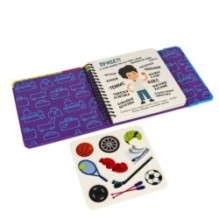 Мини-игры в дорогу для малышей "ИЗУЧАЕМ ВИДЫ СПОРТА" с наностикерами Bondibon