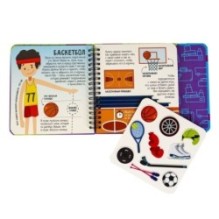 Мини-игры в дорогу для малышей "ИЗУЧАЕМ ВИДЫ СПОРТА" с наностикерами Bondibon