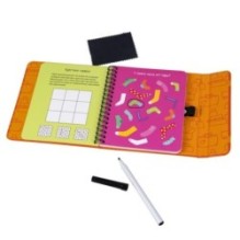 Мини-игры в дорогу "ЛОГИЧЕСКИЕ ИГРЫ" 2, многоразовые карточки со стирающимся маркером Bondibon