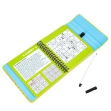 Мини-игры в дорогу "ЛЮБИМЫЕ ИГРЫ" многоразовые карточки со стирающимся маркером Bondibon