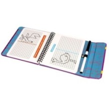 Мини-игры в дорогу "РИСУЕМ ПО НОМЕРАМ И КЛЕТОЧКАМ" 2, со стирающимся маркером Bondibon