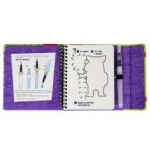 Мини-игры в дорогу для малышей "ВОДНЫЕ РАСКРАСКИ 4", многоразовые с кистью Bondibon