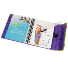 Мини-игры в дорогу для малышей "ВОДНЫЕ РАСКРАСКИ 4", многоразовые с кистью Bondibon