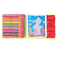 Мини-игры в дорогу "РАСКРАСКИ-ЗАДАЧКИ" 2, с цветными карандашами, Bondibon