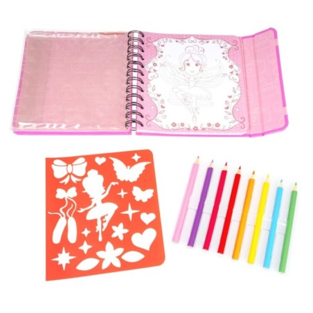 Компактные развивающие игры в дорогу РИСУЕМ В ДОРОГЕ ( балерины)