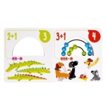 Мини-игры развивающие ИГРАЮ ГДЕ ХОЧУ "ИЗУЧАЕМ СЧЕТ" с деревянными счетами Bondibon