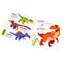 Мини-игры развивающие ИГРАЮ ГДЕ ХОЧУ "ОЖИВШИЕ ДИНОЗАВРЫ" с подвижными элементами Bondibon