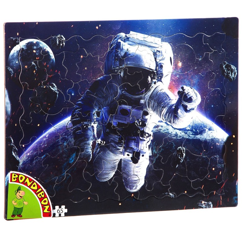 Пазл Bondibon «Космонавт» 65 дет. 37х25 см