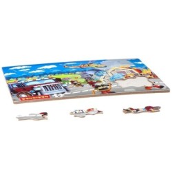 Пазл Bondibon «Пожарная служба» 35 дет. 28х21 см