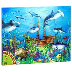 Пазл Bondibon «Подводный мир» 65 дет. 37х25 см
