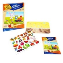 Магнитная игра "СЛОЖИ ИГРУШКУ!" 28 магнитов, 2 игровых поля Играй Думай Твори Bondibon