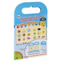 Набор наклеек Bondibon Нано-стикер "Учим фигуры"