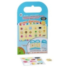 Набор наклеек Bondibon Нано-стикер "Учим фигуры"