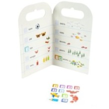 Набор наклеек Bondibon Нано-стикер "Учим цифры"