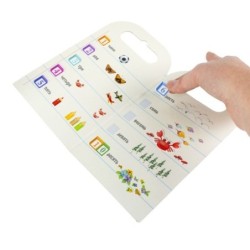 Набор наклеек Bondibon Нано-стикер "Учим цифры"