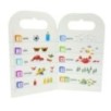 Набор наклеек Bondibon Нано-стикер "Учим цифры"