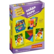 Настольная игра "НАЙДИ ПАРУ!" цветовая головоломка Играй Думай Твори Bondibon