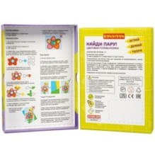 Настольная игра "НАЙДИ ПАРУ!" цветовая головоломка Играй Думай Твори Bondibon