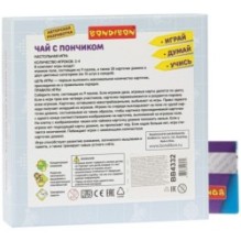 Настольная игра "ЧАЙ С ПОНЧИКОМ" домино-пазл Играй Думай Учись Bondibon