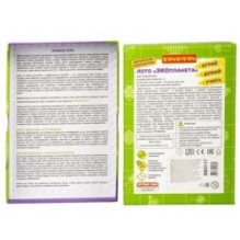 Настольная игра ЛОТО "ЭКОпланета" 2в1 Играй Думай Учись Bondibon