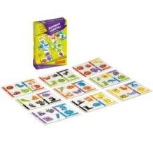 Настольная игра ДОМИНО "ЦВЕТА" Играй Думай Учись Bondibon
