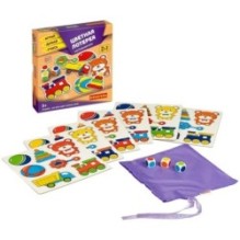 Настольная игра "ЦВЕТНАЯ ЛОТЕРЕЯ" 2 в 1 Играй Думай Учись Bondibon