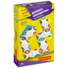 Настольная игра ДОМИНО "КОНФЕТКИ" Играй Думай Учись Bondibon